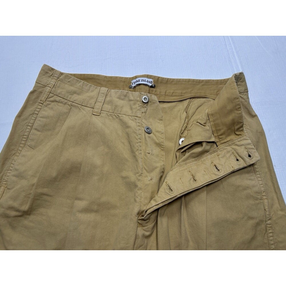 Vintage Stone Island C.P. Company 100% Cotton Pique Button Fly Pants 52 Italy - Picture 4 of 16